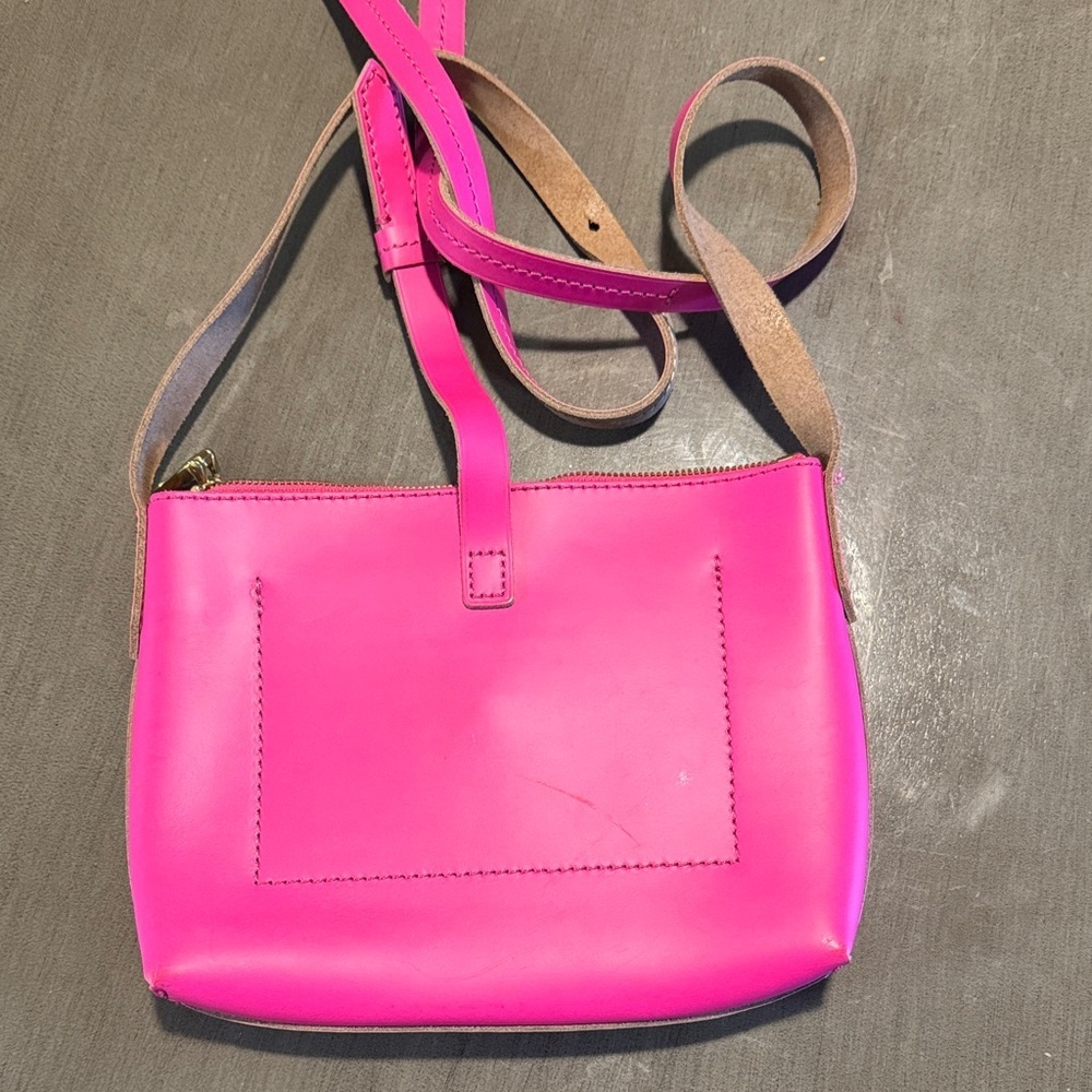 Vibrant Pink Crossbody Bag - Picture 3 of 6